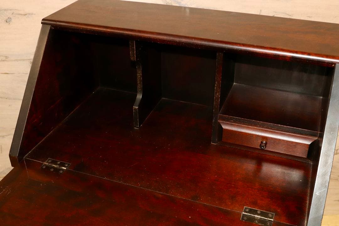 GMHS240A○北海道民芸家具 ライティングビューロー デスク 机 樺材 学習