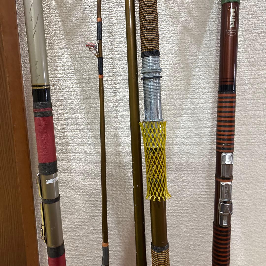 磯釣り　釣竿3本