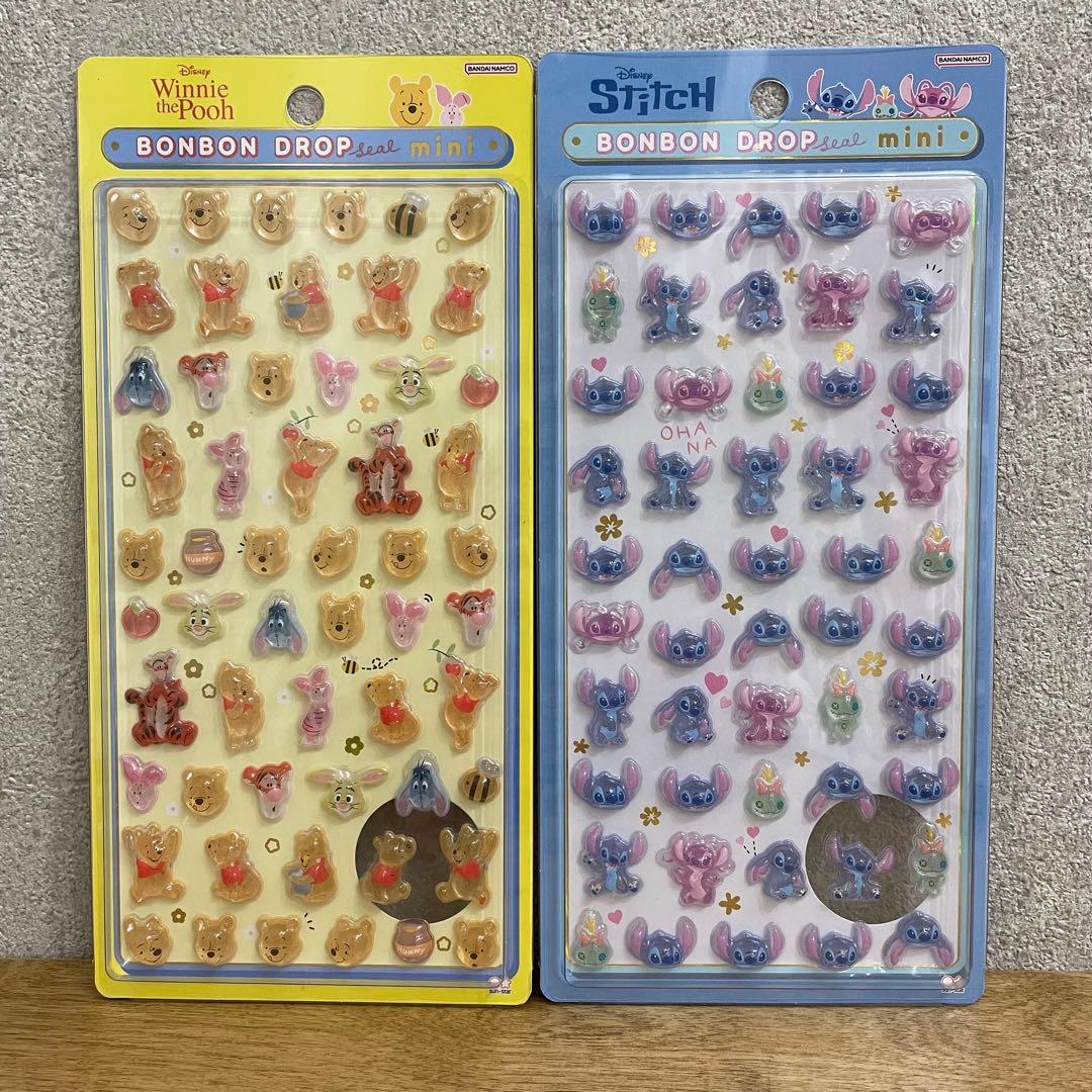 【正規品】 ディズニーボンボンドロップシール 第二弾 × mini 全種類セット