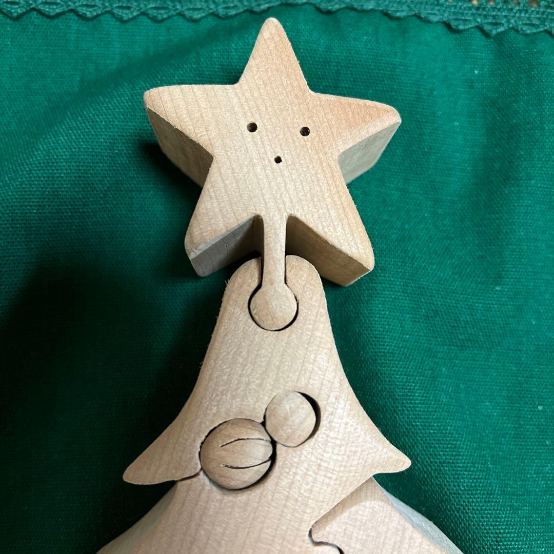 クリスマス 手作り木製パズル 千葉圭介