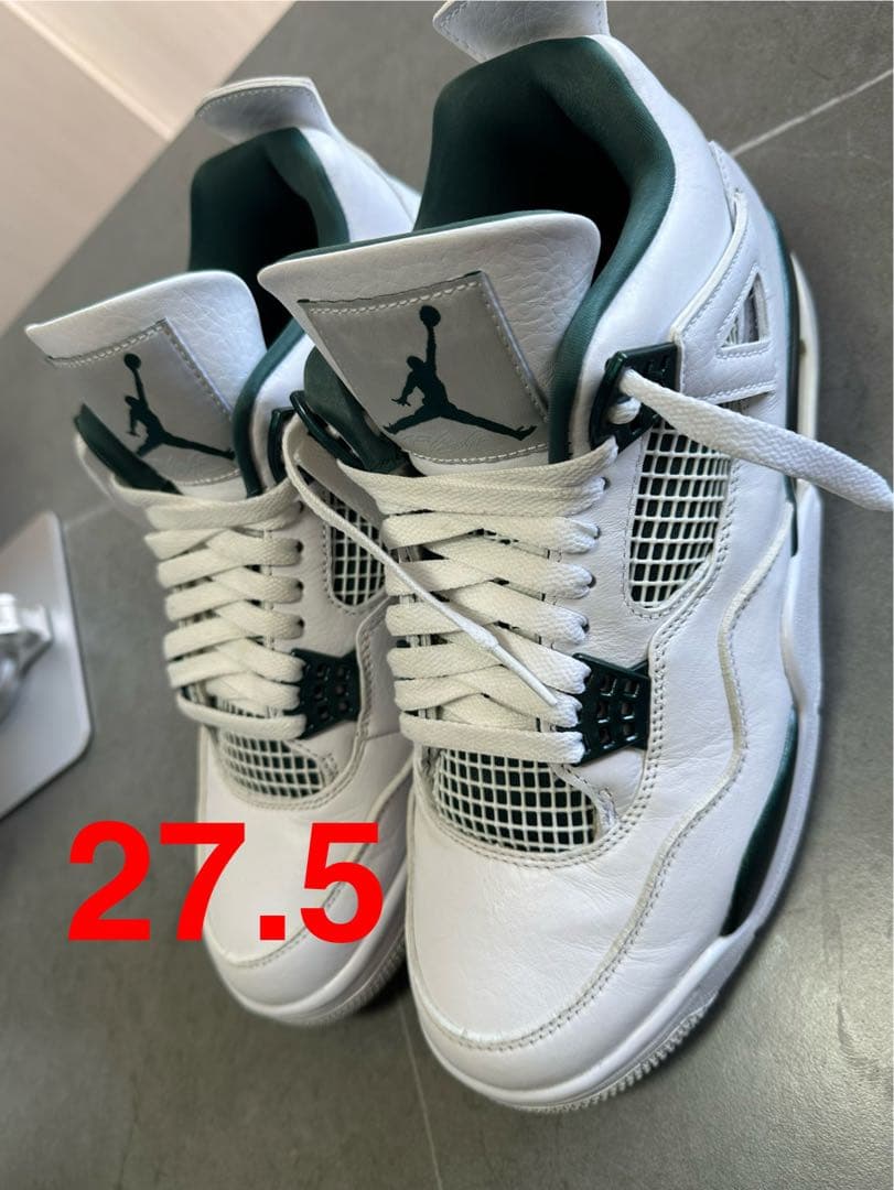 シューズ(男性用) Nike Air Jordan 4 Retro \"Oxidized Green\"