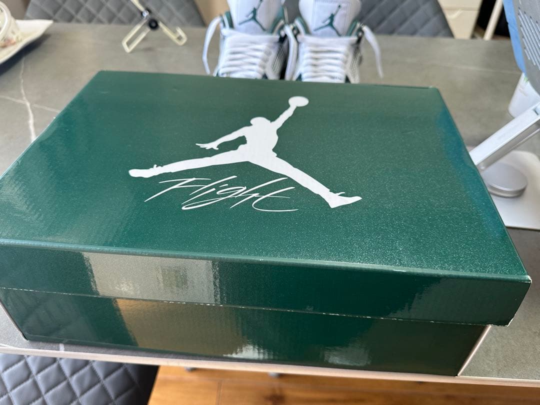 シューズ(男性用) Nike Air Jordan 4 Retro \"Oxidized Green\"