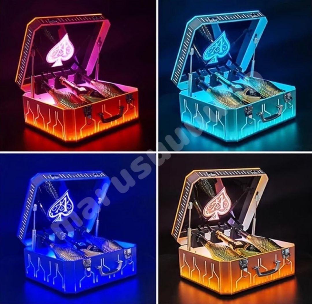 シャンパンボトルケース アルマンド アタッシュケース コロフルLED 新品