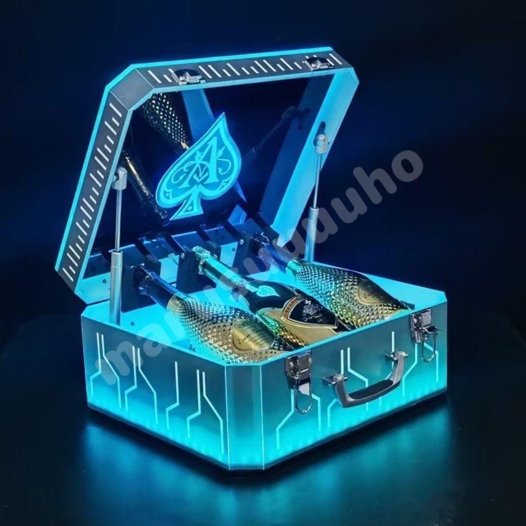 シャンパンボトルケース アルマンド アタッシュケース コロフルLED 新品