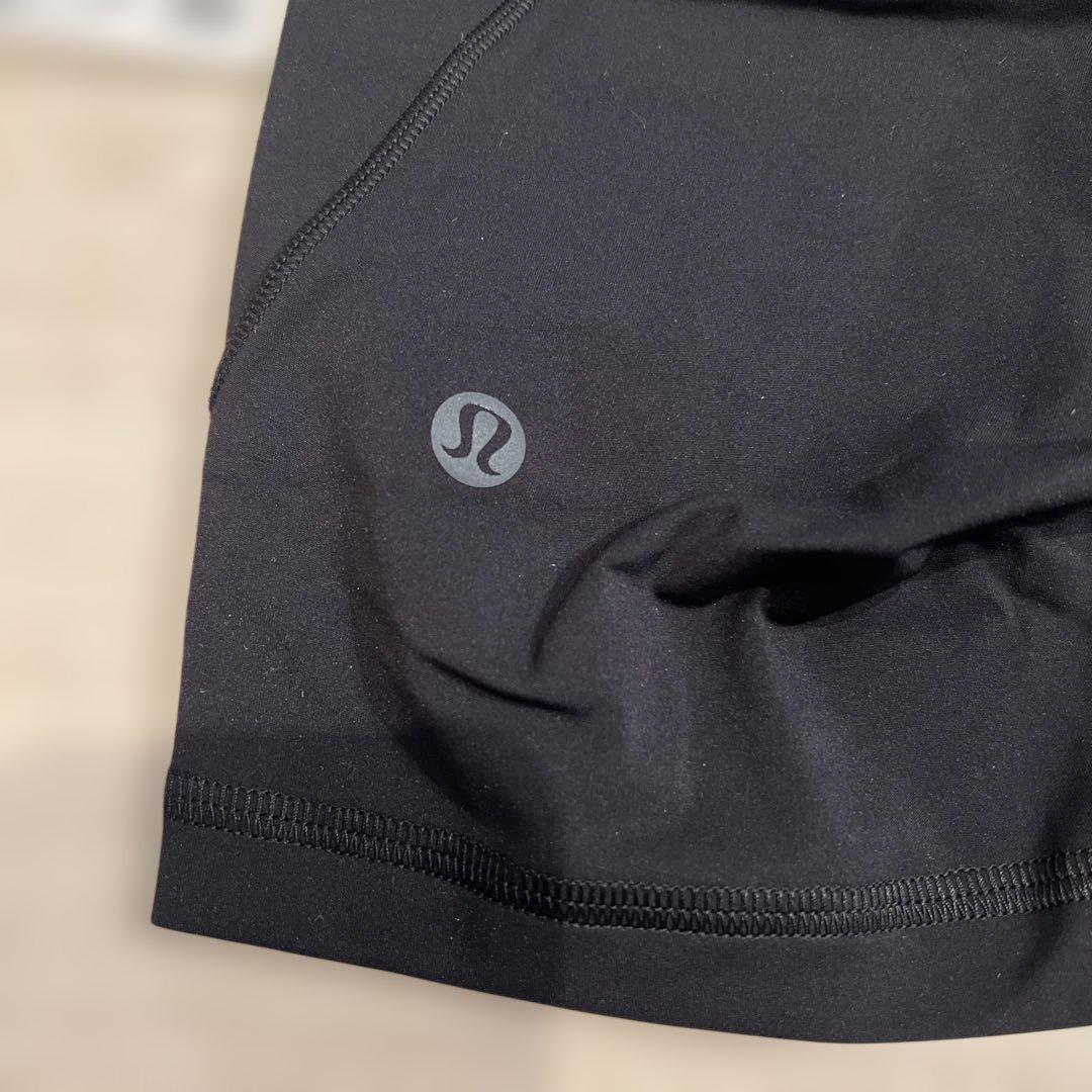 新品タグ付❣️ルルレモンFast and Free 6ショートタイツスパッツ黒0