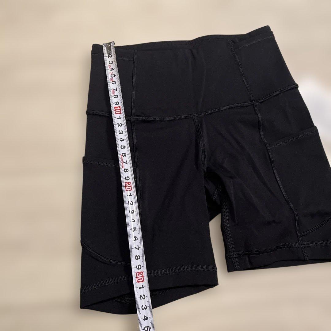 新品タグ付❣️ルルレモンFast and Free 6ショートタイツスパッツ黒0