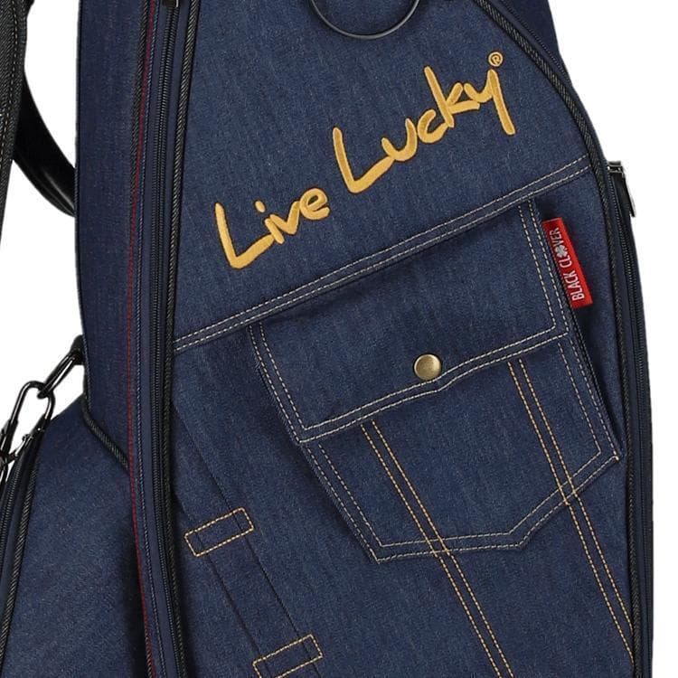新品 ブラッククローバー デニムキャディバッグ ジージャンデザイン