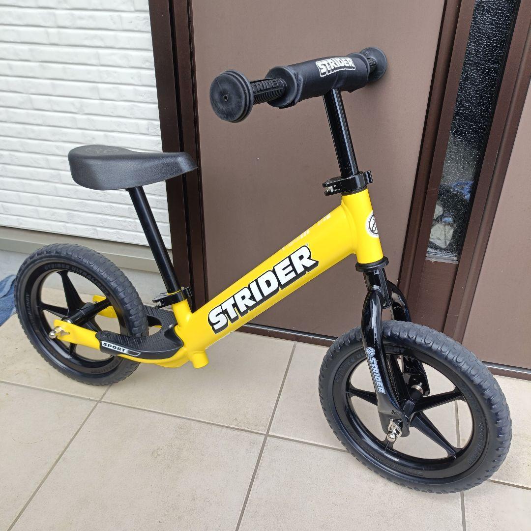 【ストライダー】スポーツモデル12Sport イエロー　日本正規品（付属品あり）