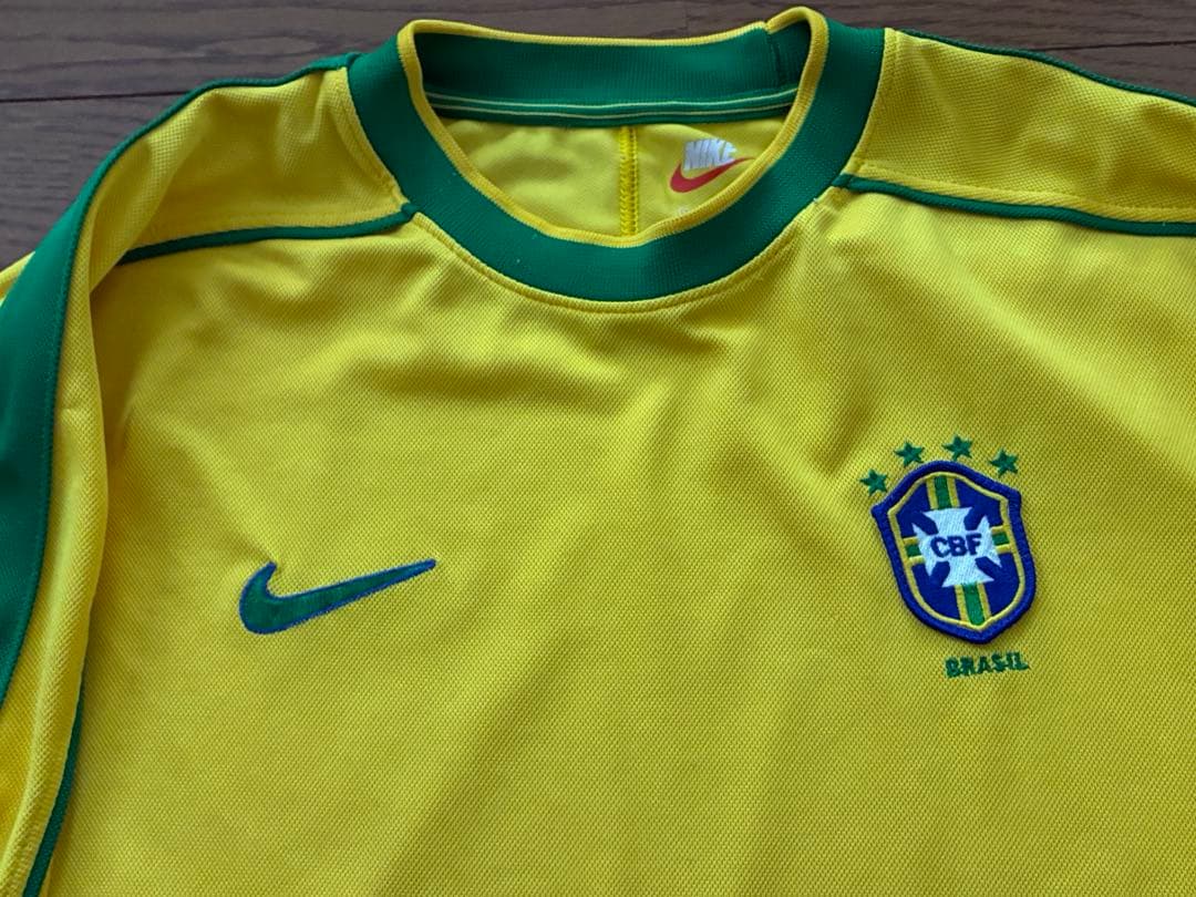 Yamamoto 1998年ブラジル代表ホームユニフォーム サイズM