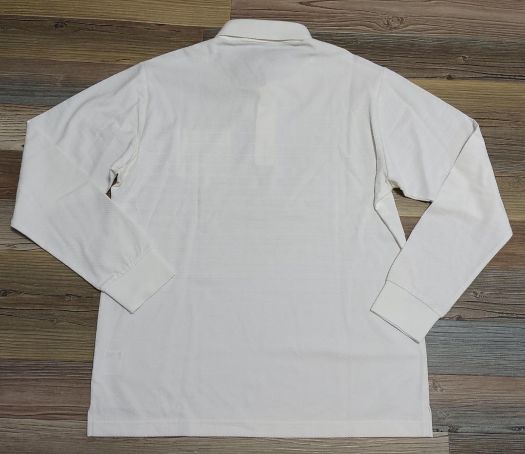 新品！⛳️マンシング⭐ジャガードボタンダウンポロシャツ LL 白