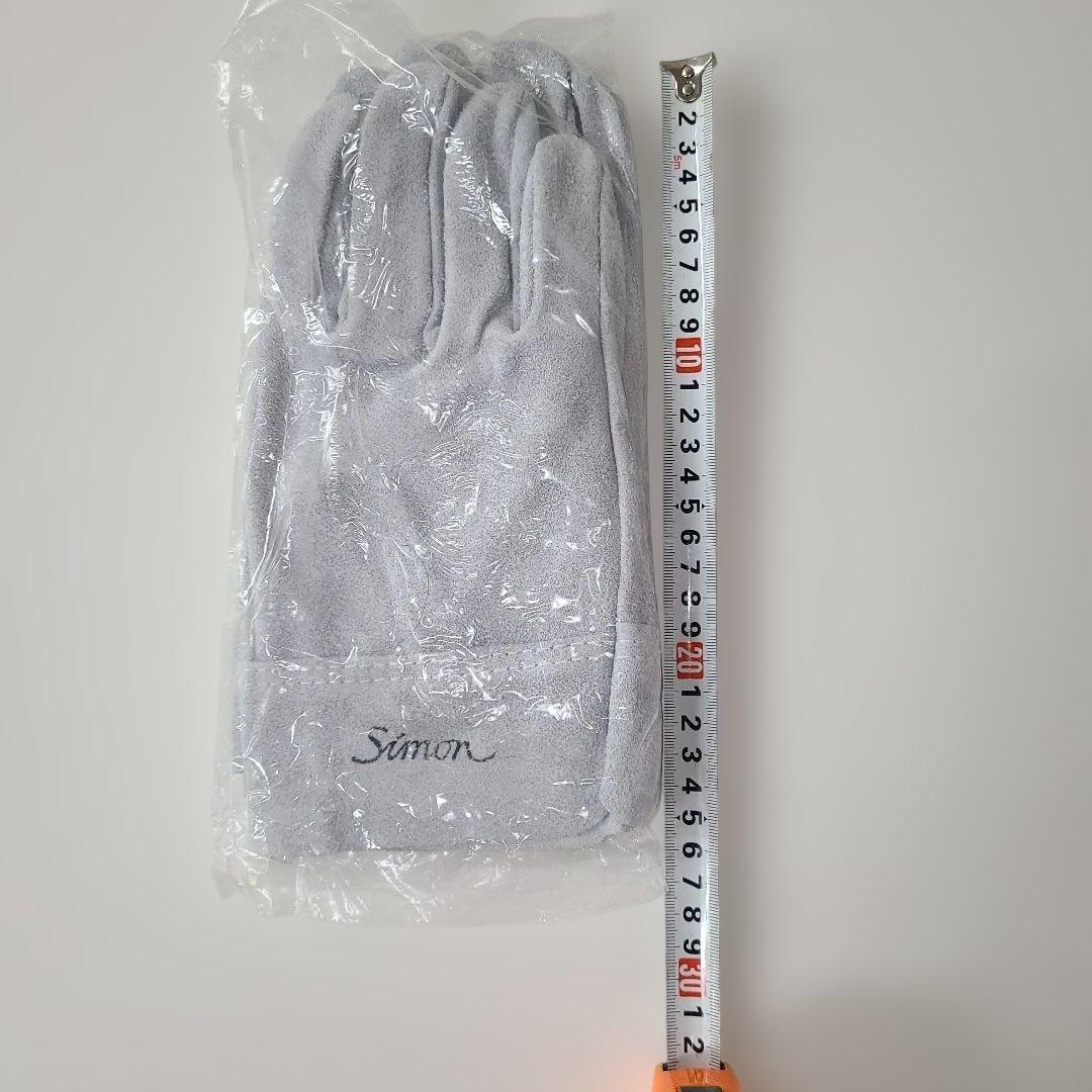 新品　シモン 高級　頑丈　 牛床革手袋 革内縫 大量　50双セット　送料無料
