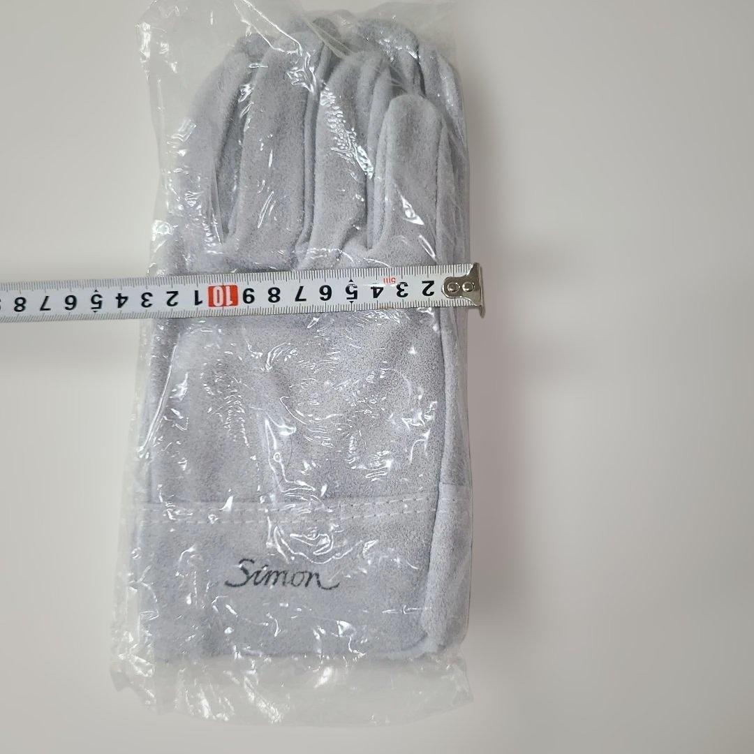 新品　シモン 高級　頑丈　 牛床革手袋 革内縫 大量　50双セット　送料無料