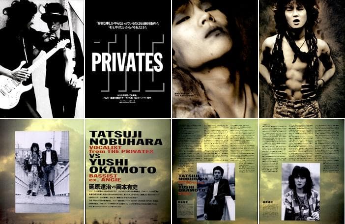 THE PRIVATES ザ・プライベーツ 雑誌 切り抜き 220P ★延原達治