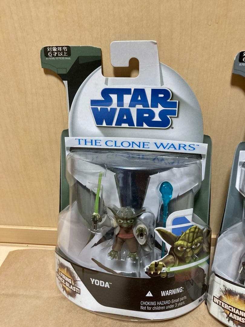 スターウォーズ THE CLONE WARS フィギュア3体
