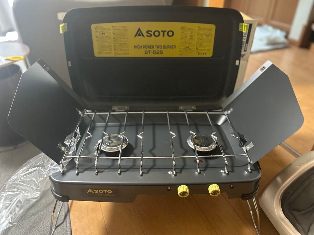 未使用保管品　SOTO ST-525 ハイパワーツーバーナー ソト アウトドア