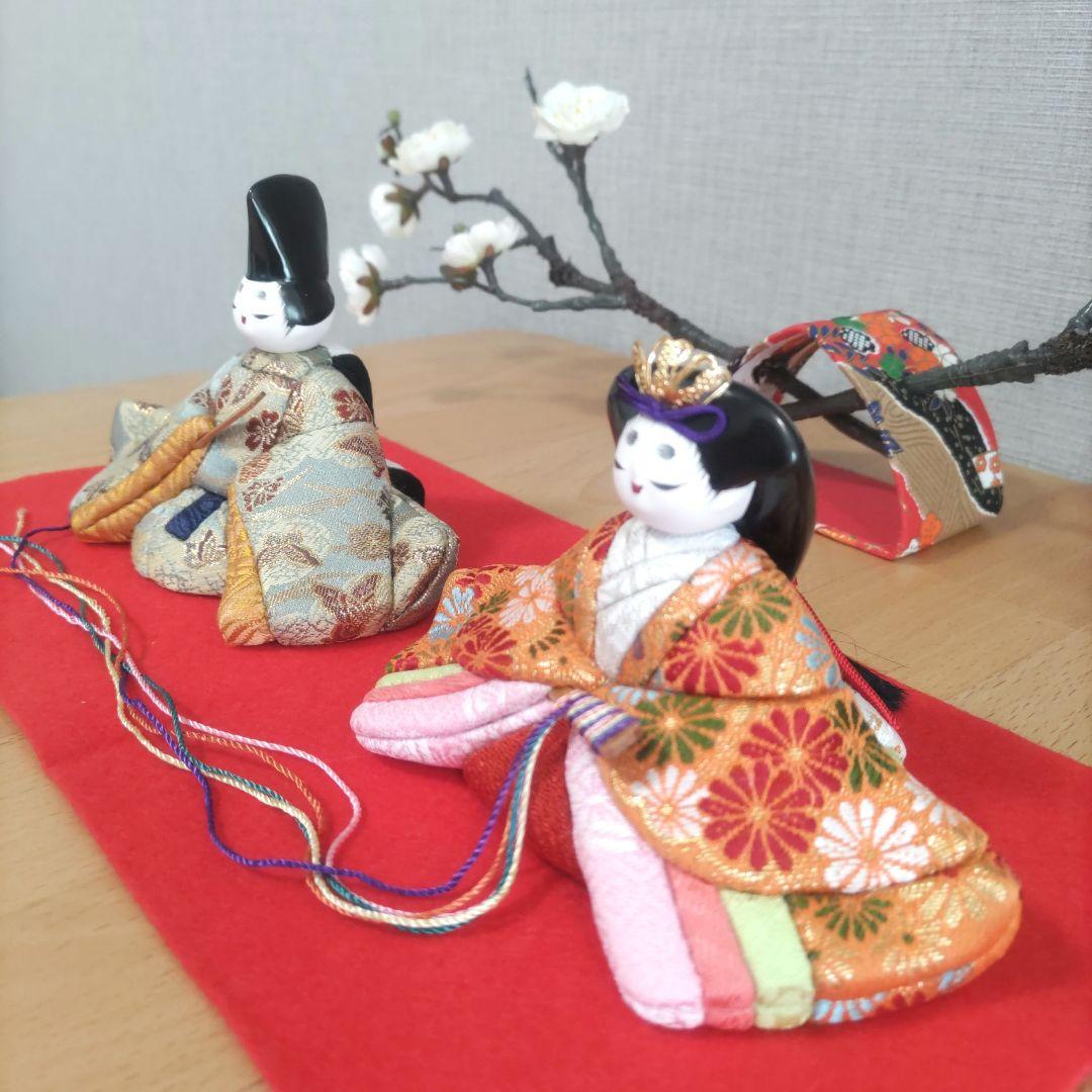 木目込人形❀ひな祭り❀小さい 雛人形