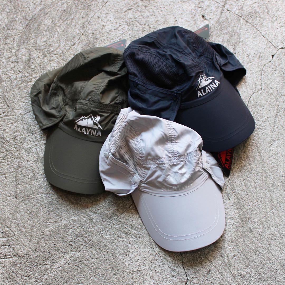 ALAYNA Fishing Cap navy キャップ フルフェイスカバー