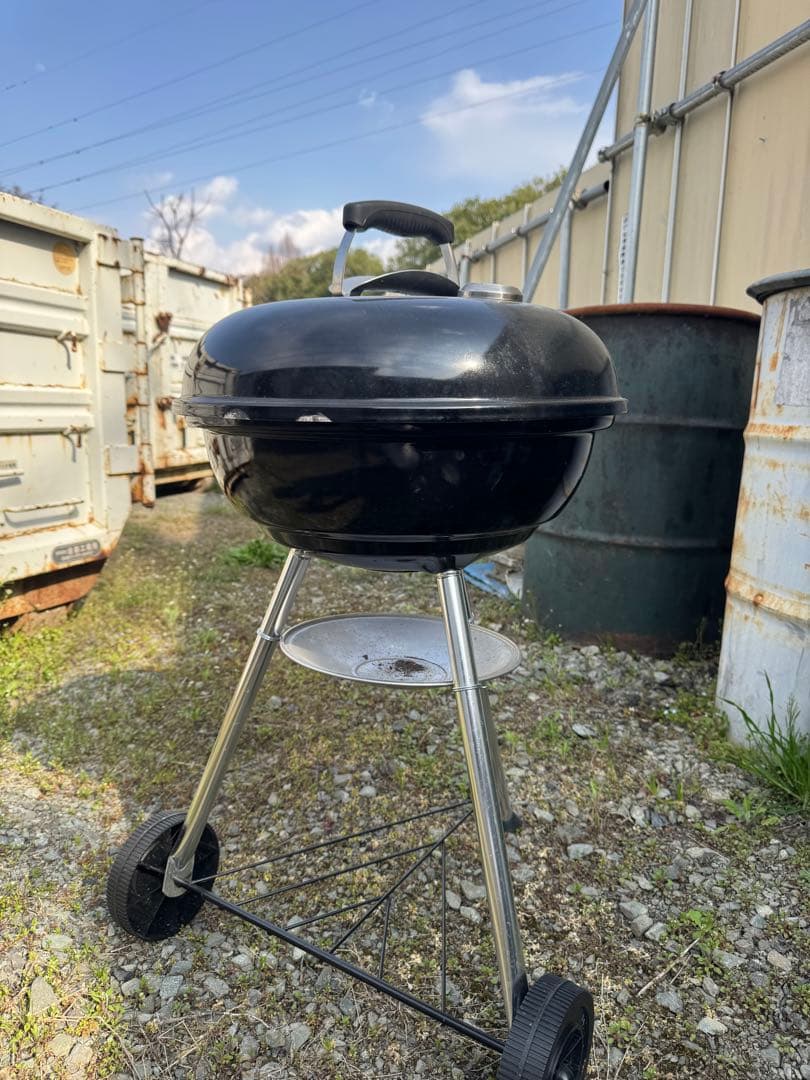 Weber グリル 黒 温度計付き
