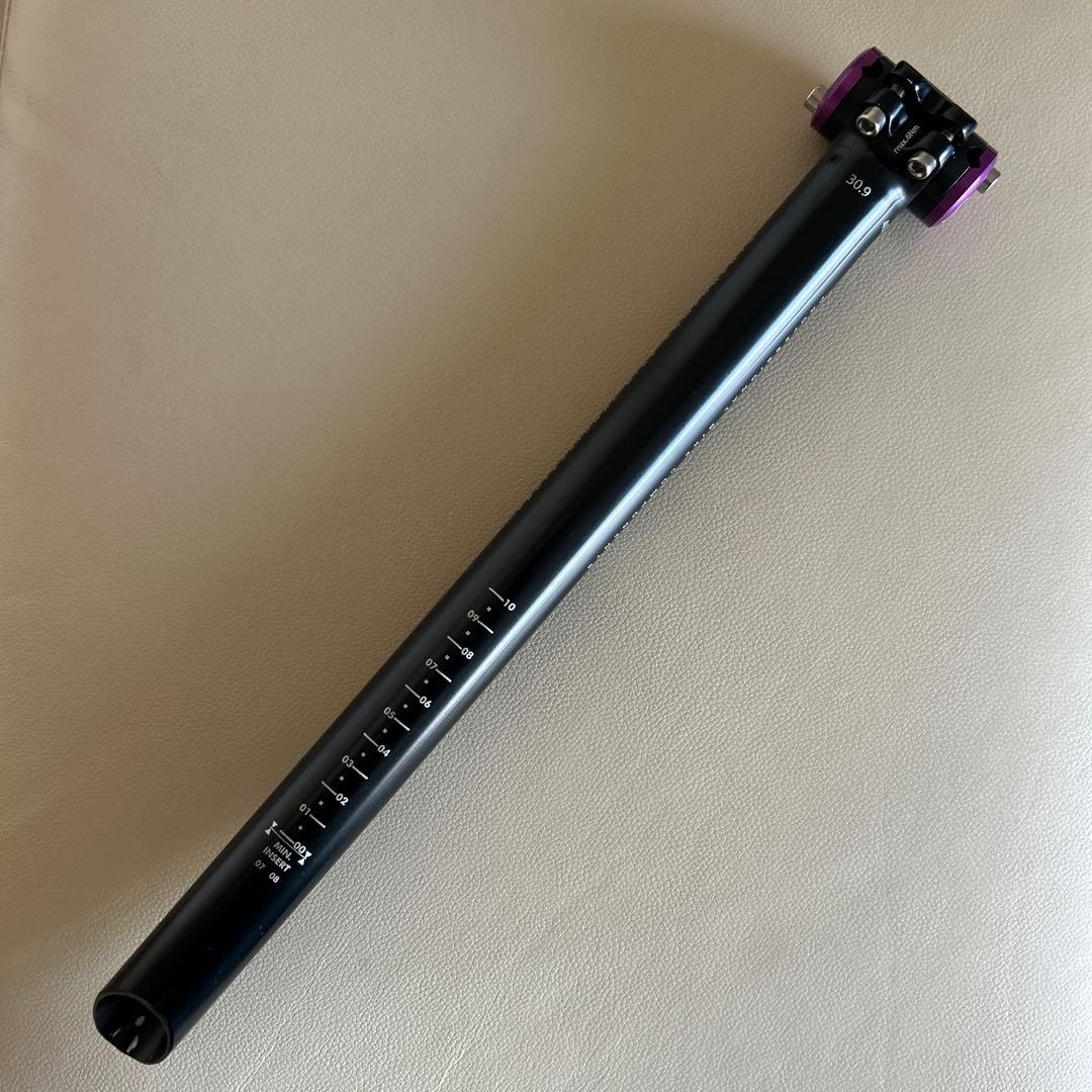 ACROS ASP シートポスト ブラック/パープル　30.9mm