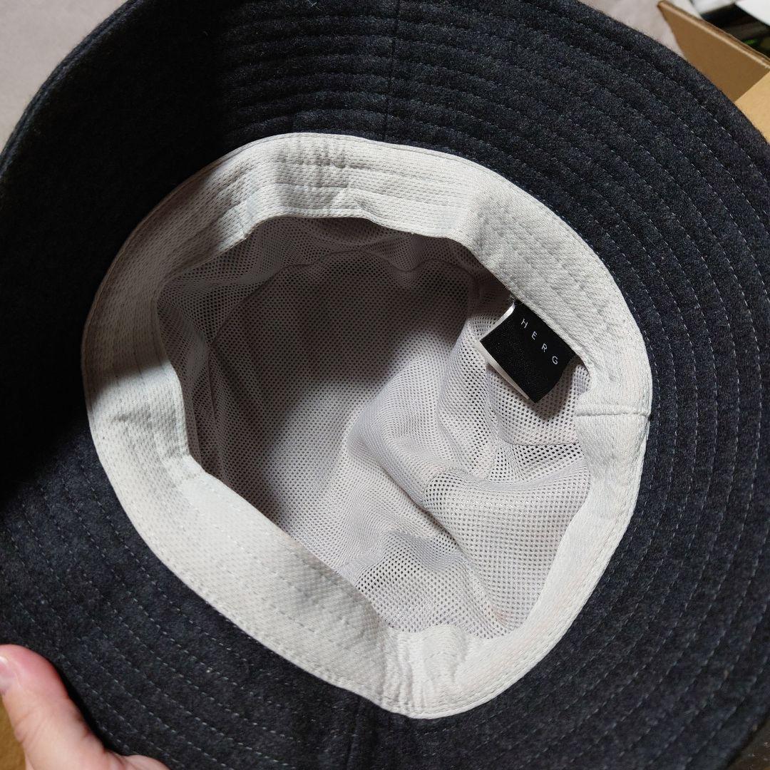【完売品】HERG1 エルグワン ダークグレー バケットハット　フリー