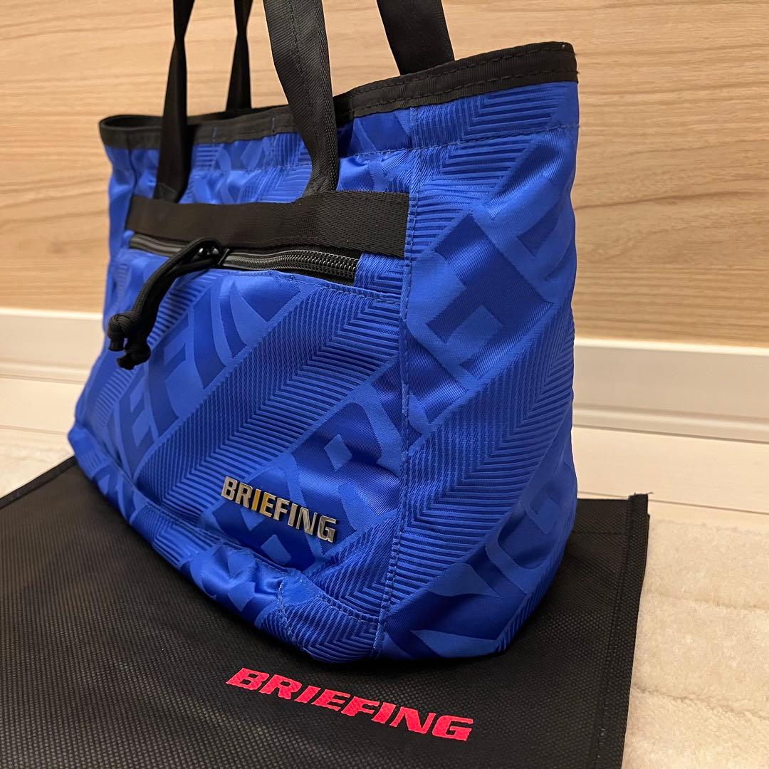 美品★希少限定トート メタルロゴ BRIEFING リモンタカートトート 青黒
