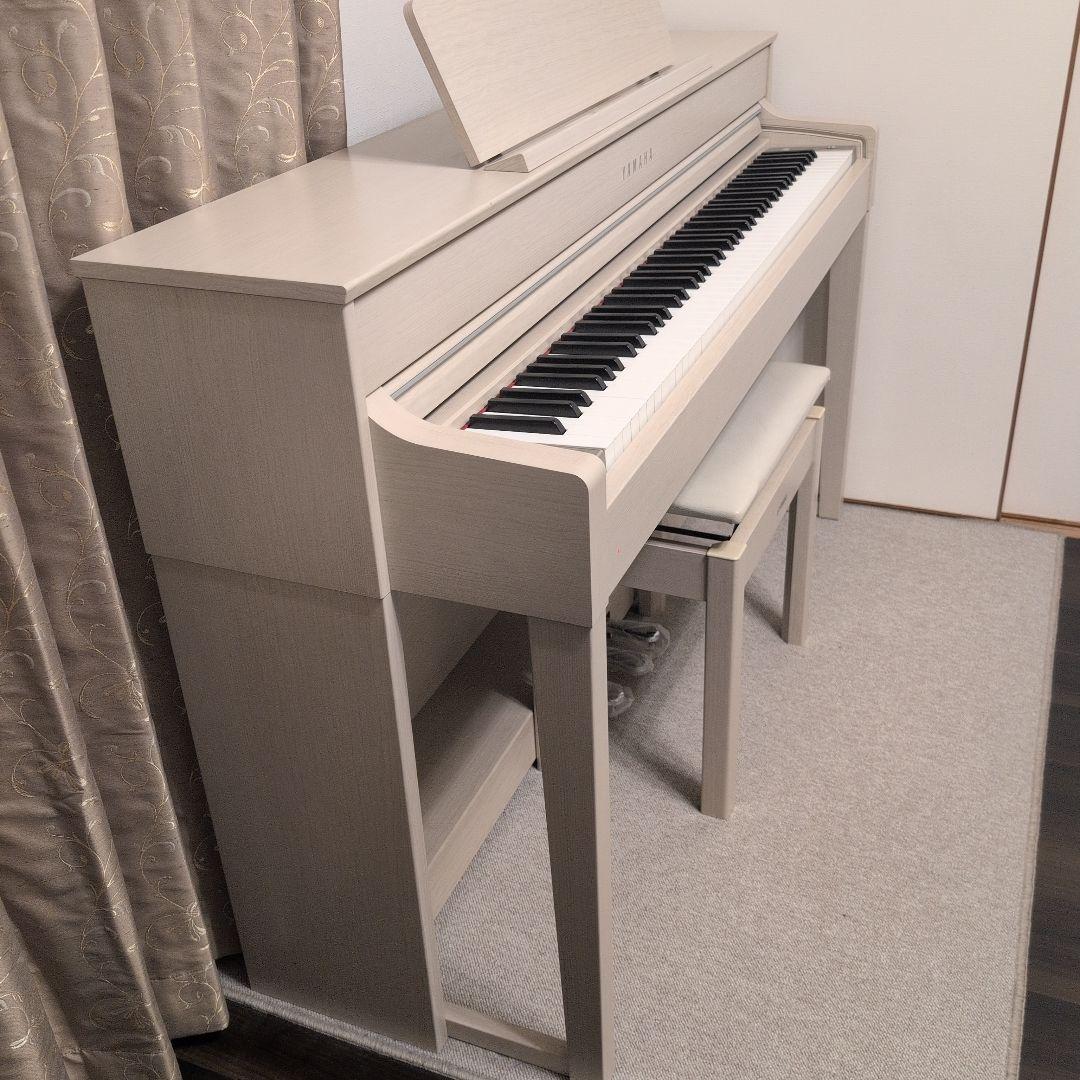 YAMAHA CLP-545 ホワイト 電子ピアノ 動作良好 引き取り歓迎