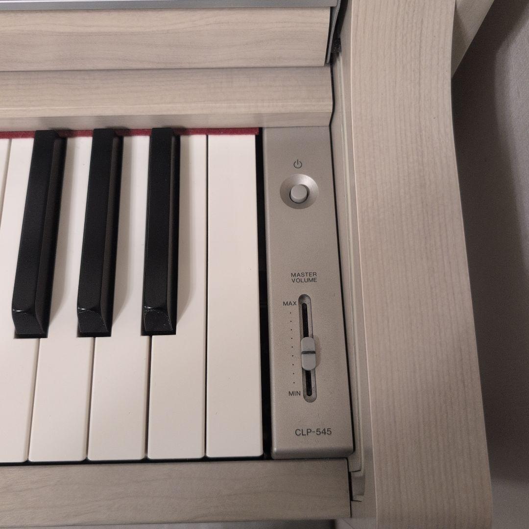 YAMAHA CLP-545 ホワイト 電子ピアノ 動作良好 引き取り歓迎