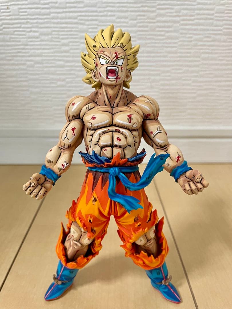 ドラゴンボール 孫悟空 超サイヤ人 リペイント 二次元塗装