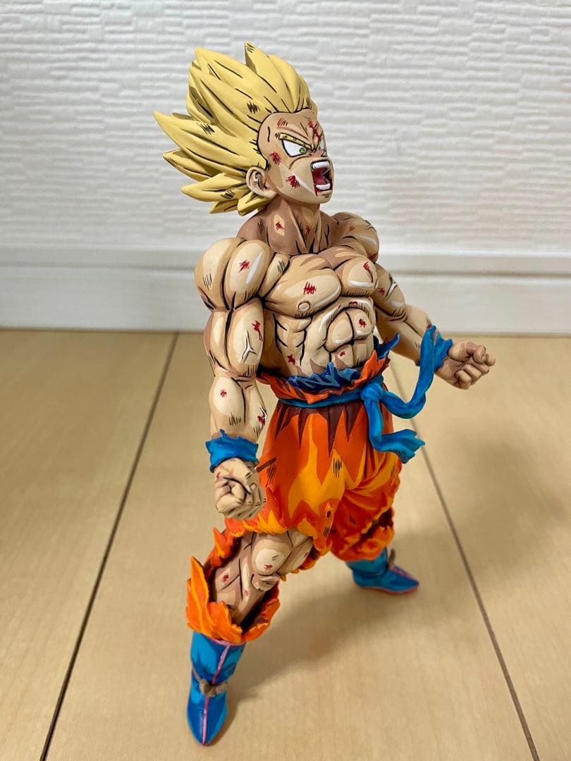 ドラゴンボール 孫悟空 超サイヤ人 リペイント 二次元塗装