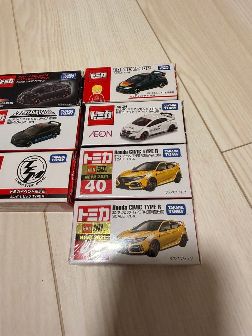 トミカ　ミニカーセット ホンダ　シビック　タイプR 他