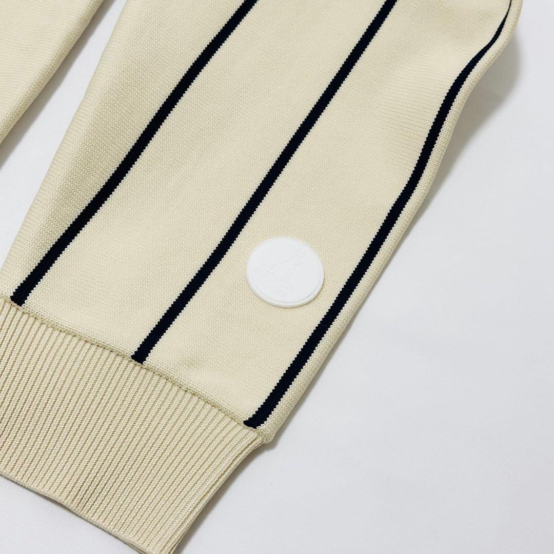 【極美品】#FR2GOLF ロングスリーブ ニットポロシャツ ベージュ Lサイズ