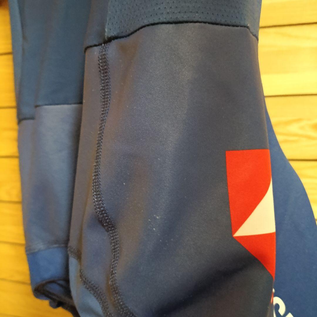 支給品　ロードスーツ　イギリス代表　ナショナルチーム　ワンピース　GBR　M　紺