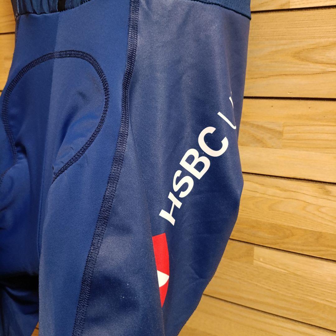 支給品　ロードスーツ　イギリス代表　ナショナルチーム　ワンピース　GBR　M　紺