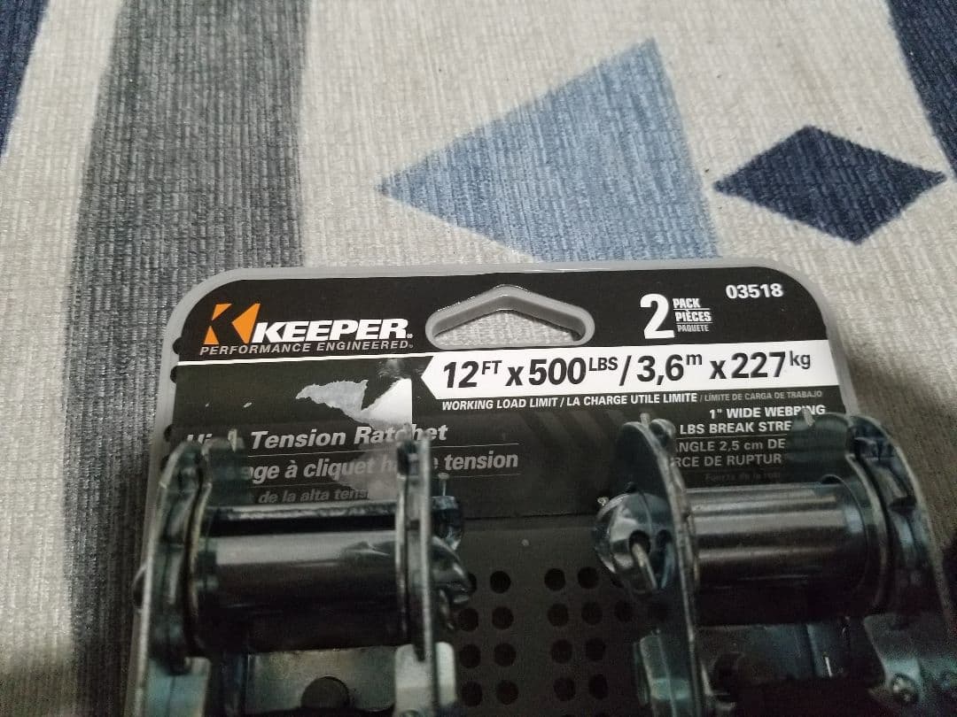 KEEPER カーゴロープラチェット式