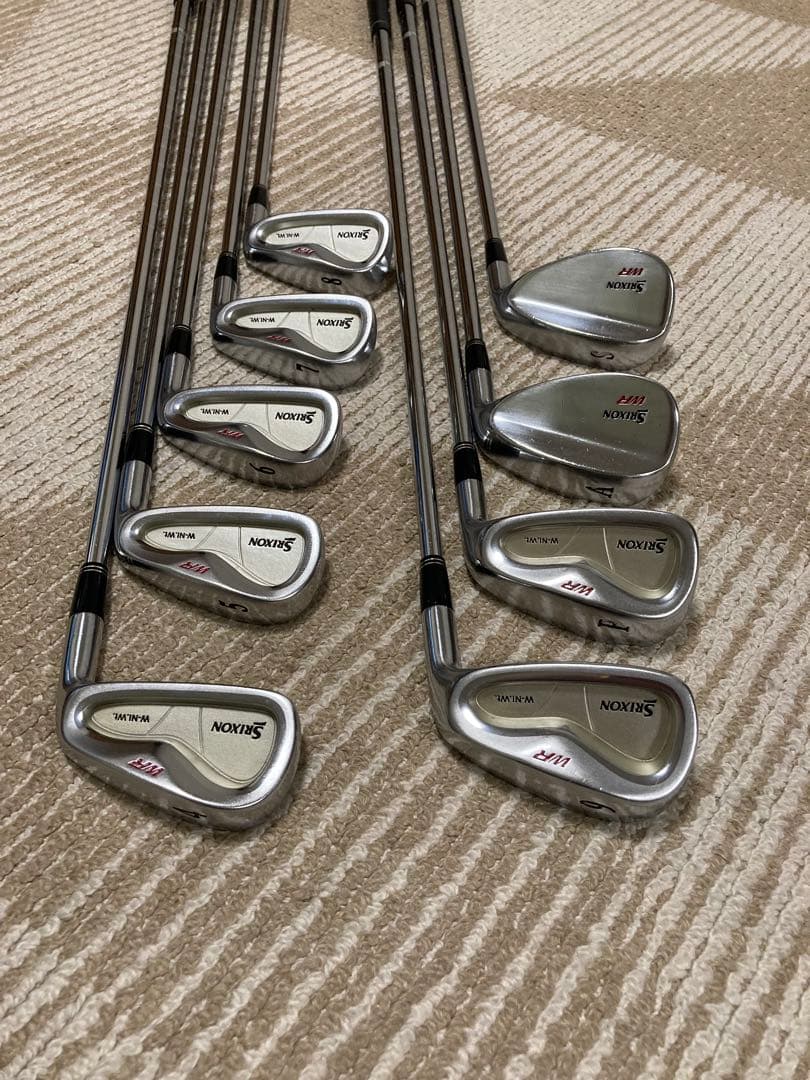 スリクソンSRIXONアイアンWR 9本セット スチールRシャフト