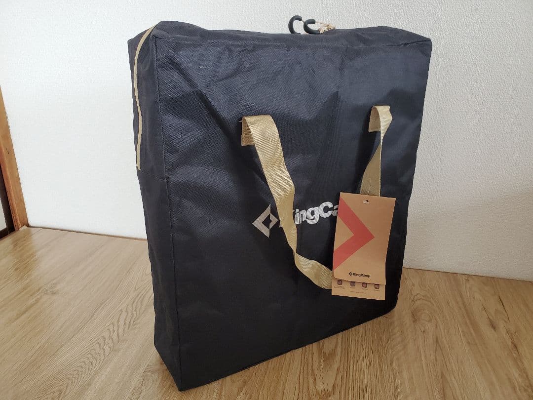 【廃盤】KingCamp バンブー 折りたたみ テーブル 竹製 収納袋 付き