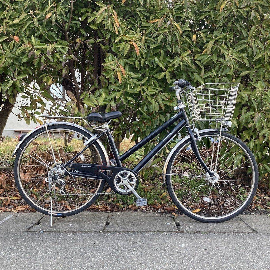 【点検/整備済】 外装6段 オートライト ステンレス 自転車 軽快車 通学車