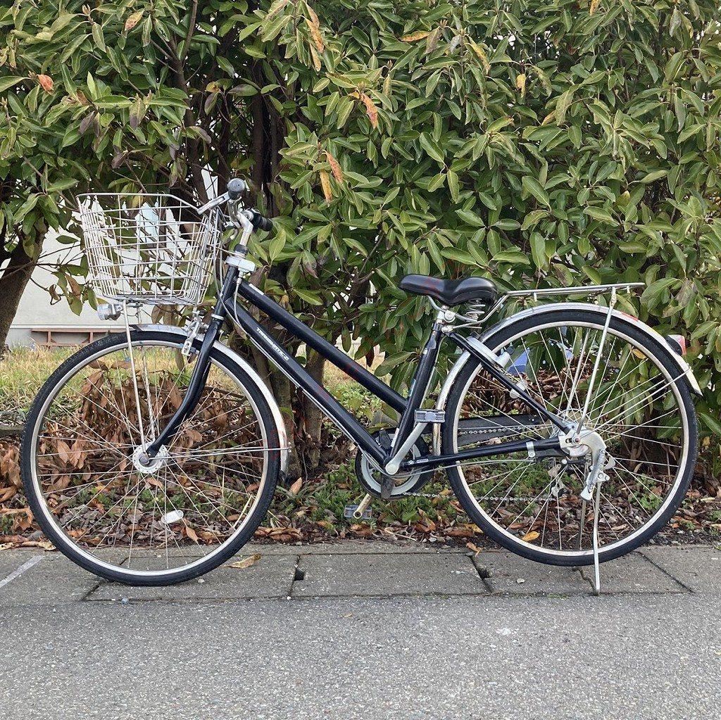 【点検/整備済】 外装6段 オートライト ステンレス 自転車 軽快車 通学車
