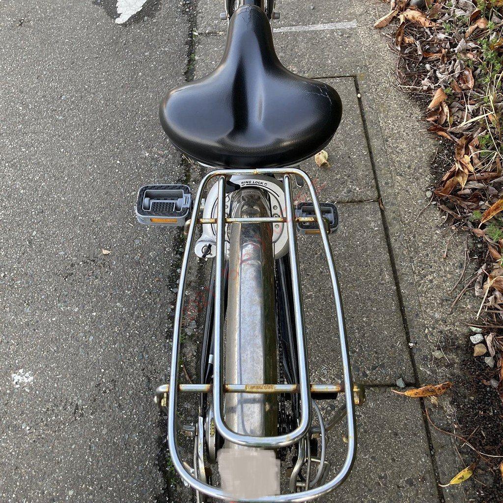 【点検/整備済】 外装6段 オートライト ステンレス 自転車 軽快車 通学車
