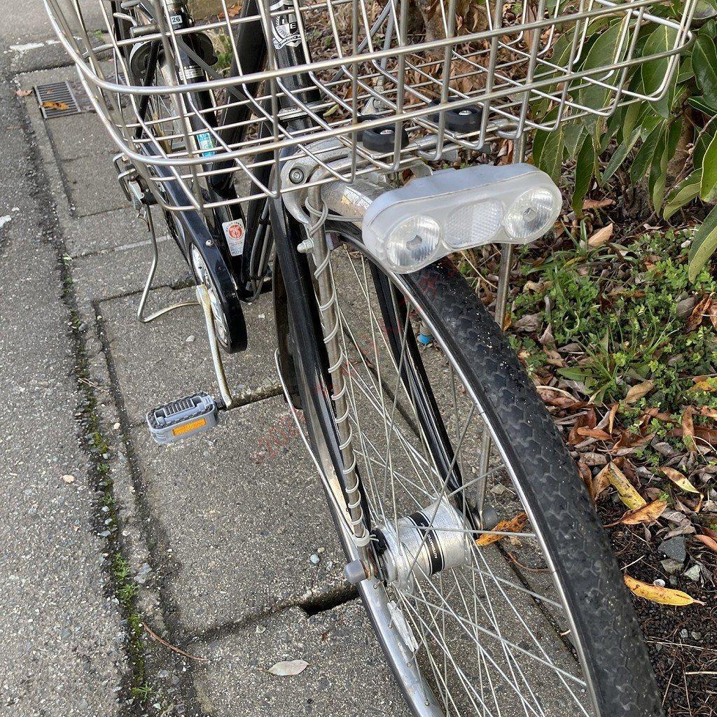 【点検/整備済】 外装6段 オートライト ステンレス 自転車 軽快車 通学車