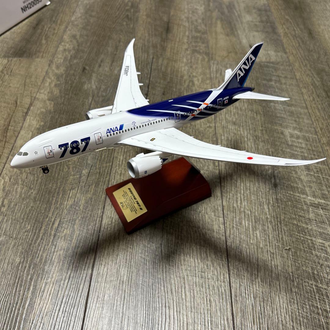 P.O.P【一部訳あり】全日空商事B787-8 1号機　鯖塗装　1/200