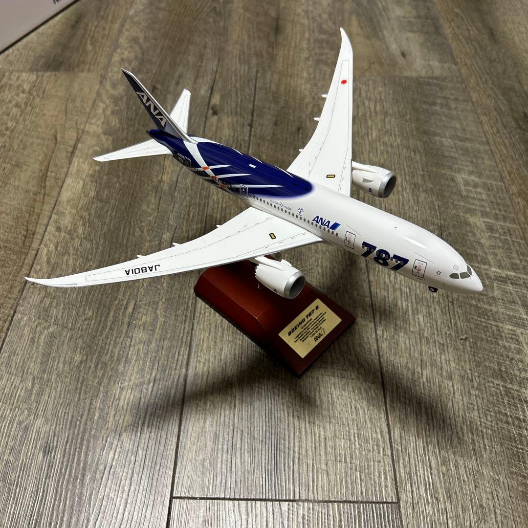 P.O.P【一部訳あり】全日空商事B787-8 1号機　鯖塗装　1/200