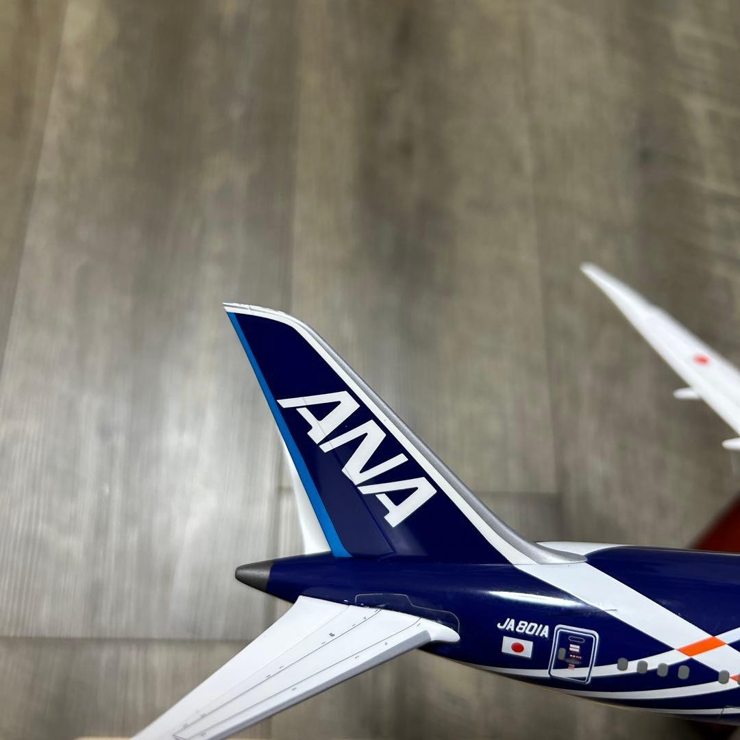 P.O.P【一部訳あり】全日空商事B787-8 1号機　鯖塗装　1/200