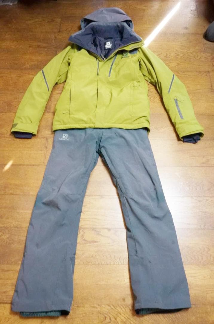 男性用 SALOMON サロモン ストームシーズン 上下セットS