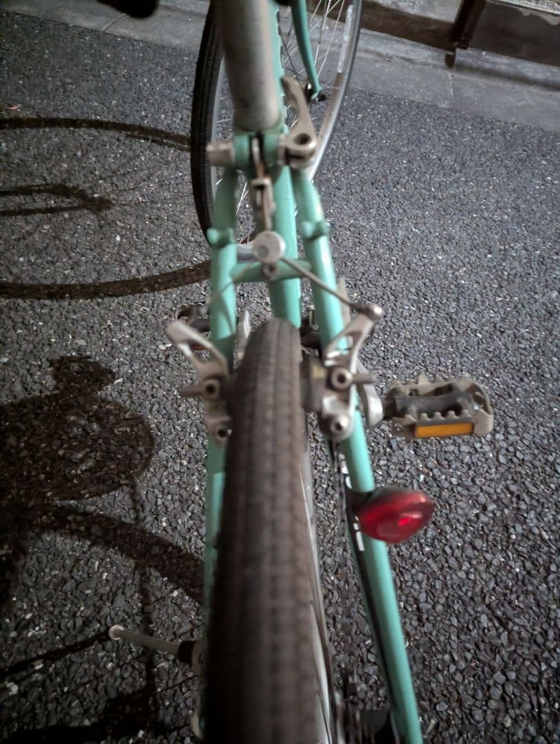 Bianchi クロスバイク 7段　チェレステ