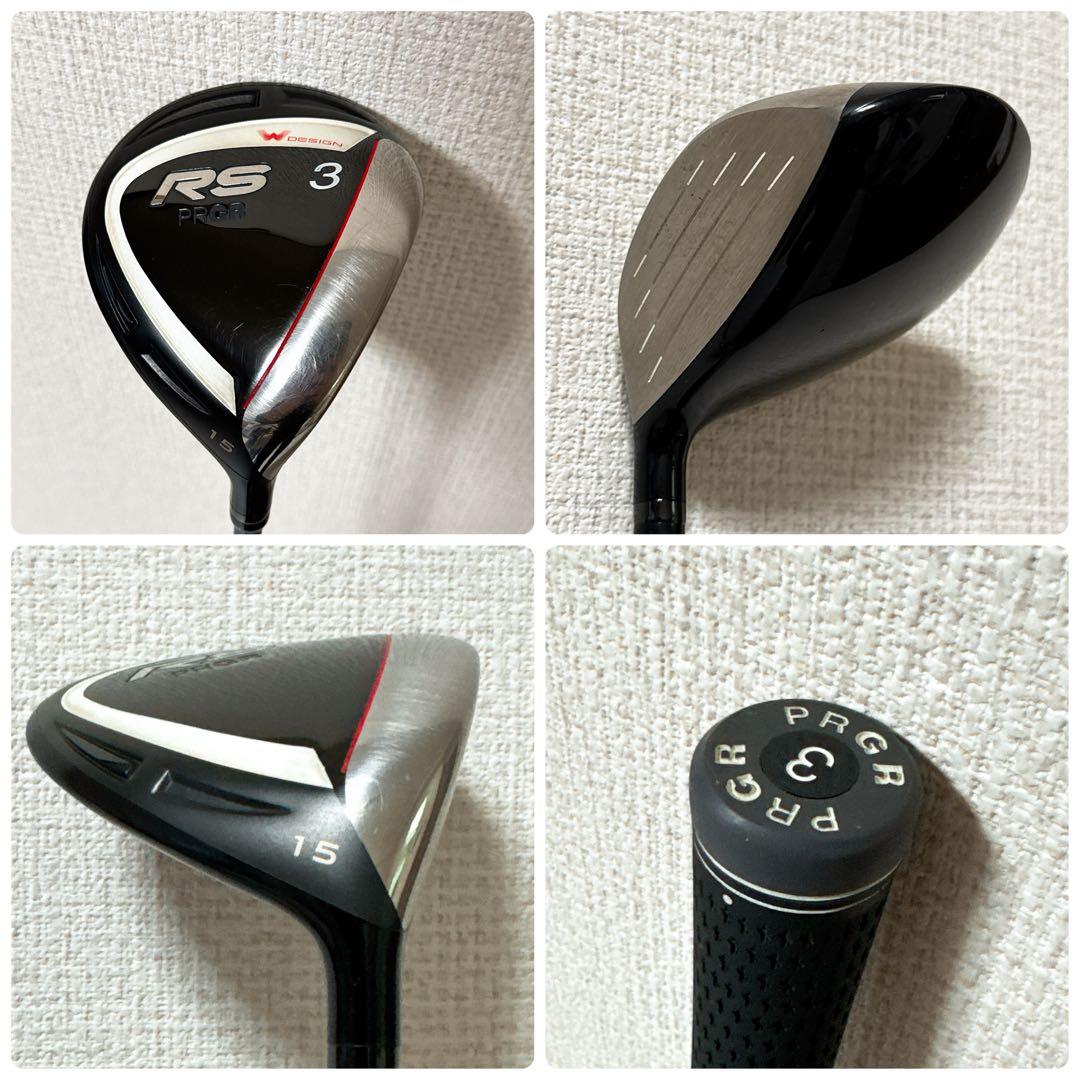 【純正ヘッドカバー付き】PRGR RS 2018 ゴルフクラブセット SR 5本