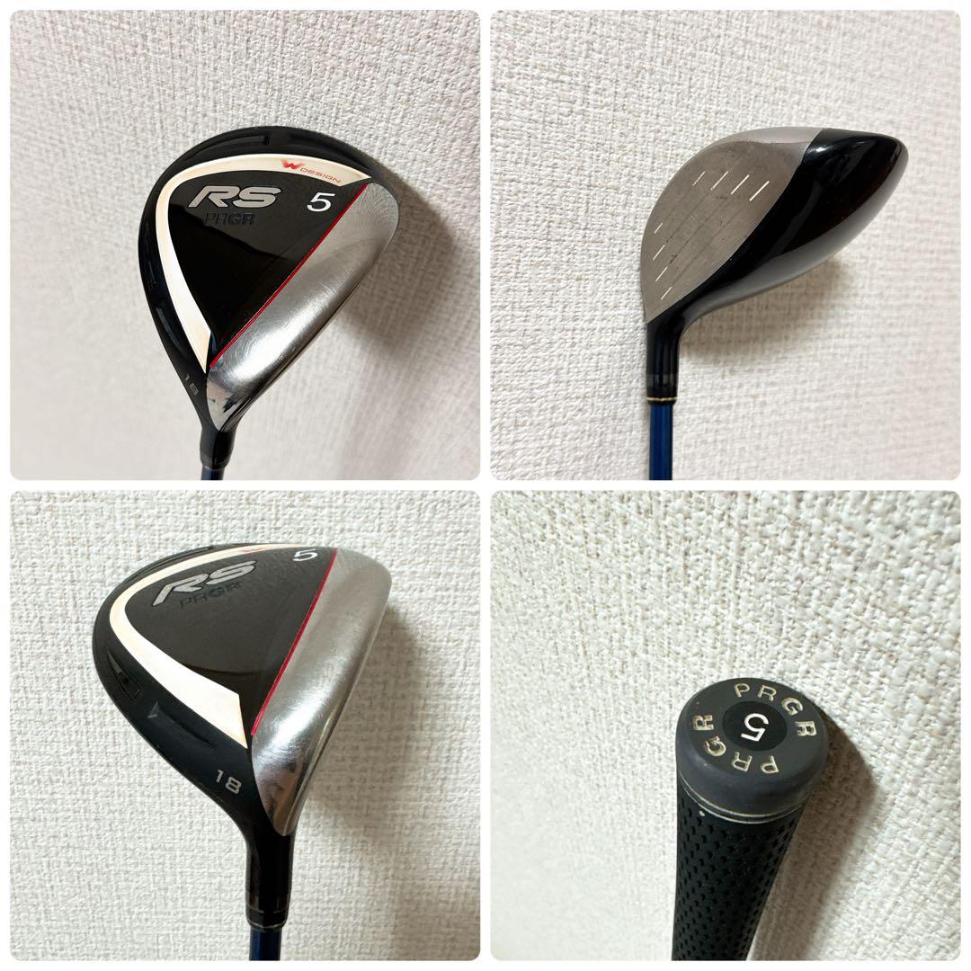 【純正ヘッドカバー付き】PRGR RS 2018 ゴルフクラブセット SR 5本