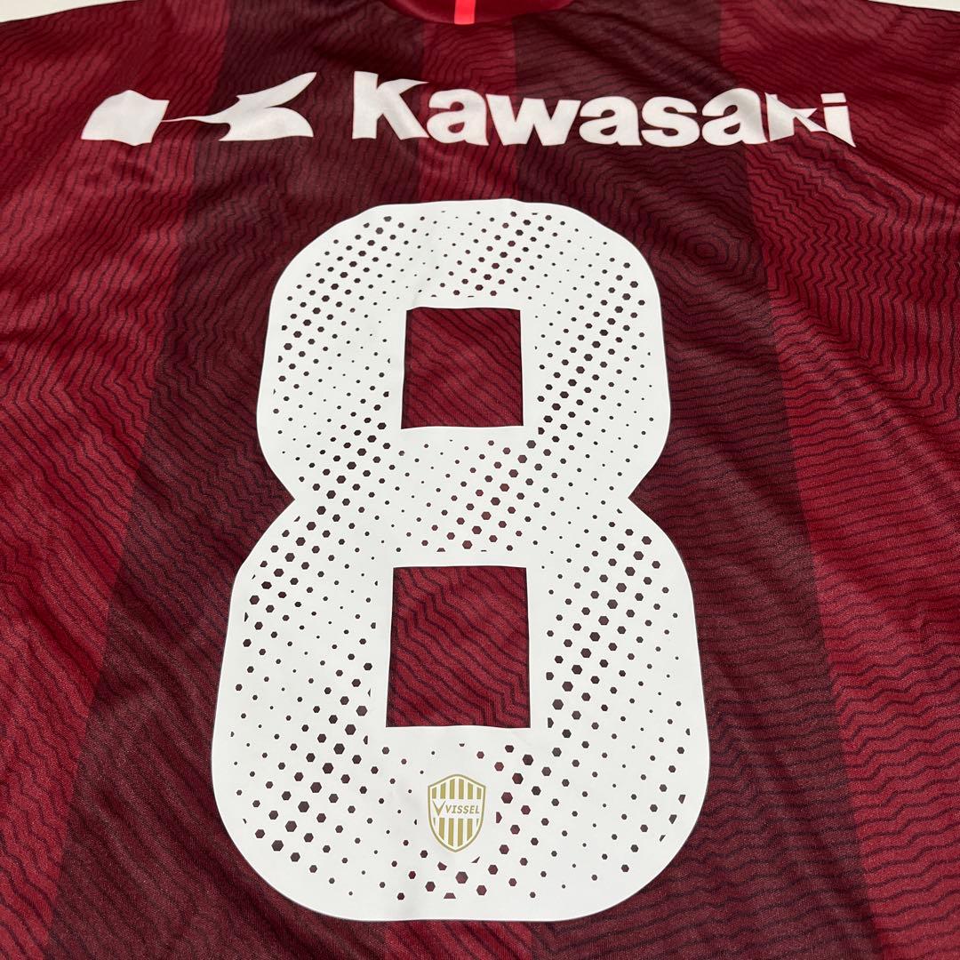 asics ヴィッセル神戸 2018 #8 イニエスタ ユニフォーム Lサイズ