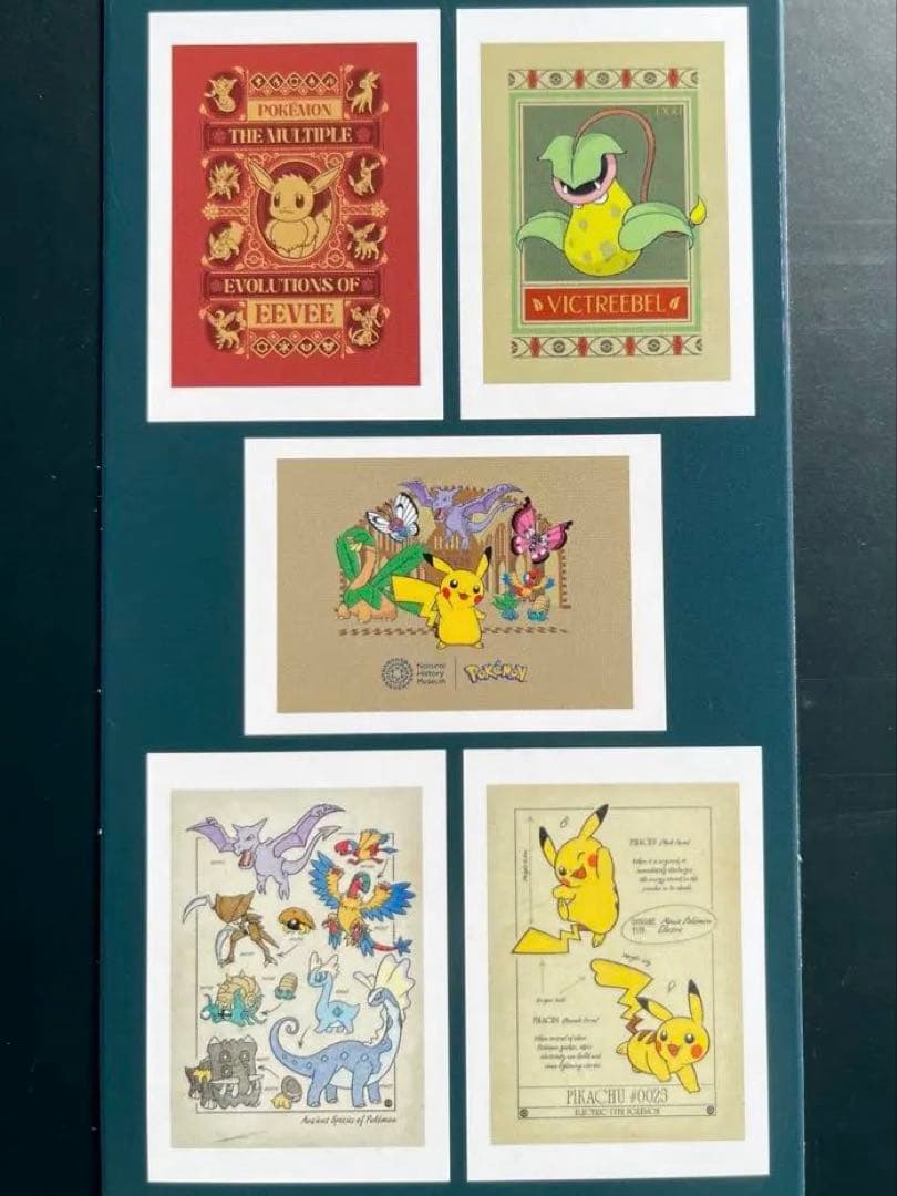 ポケモン　ロンドン自然史博物館コラボ　ポスターセット　限定