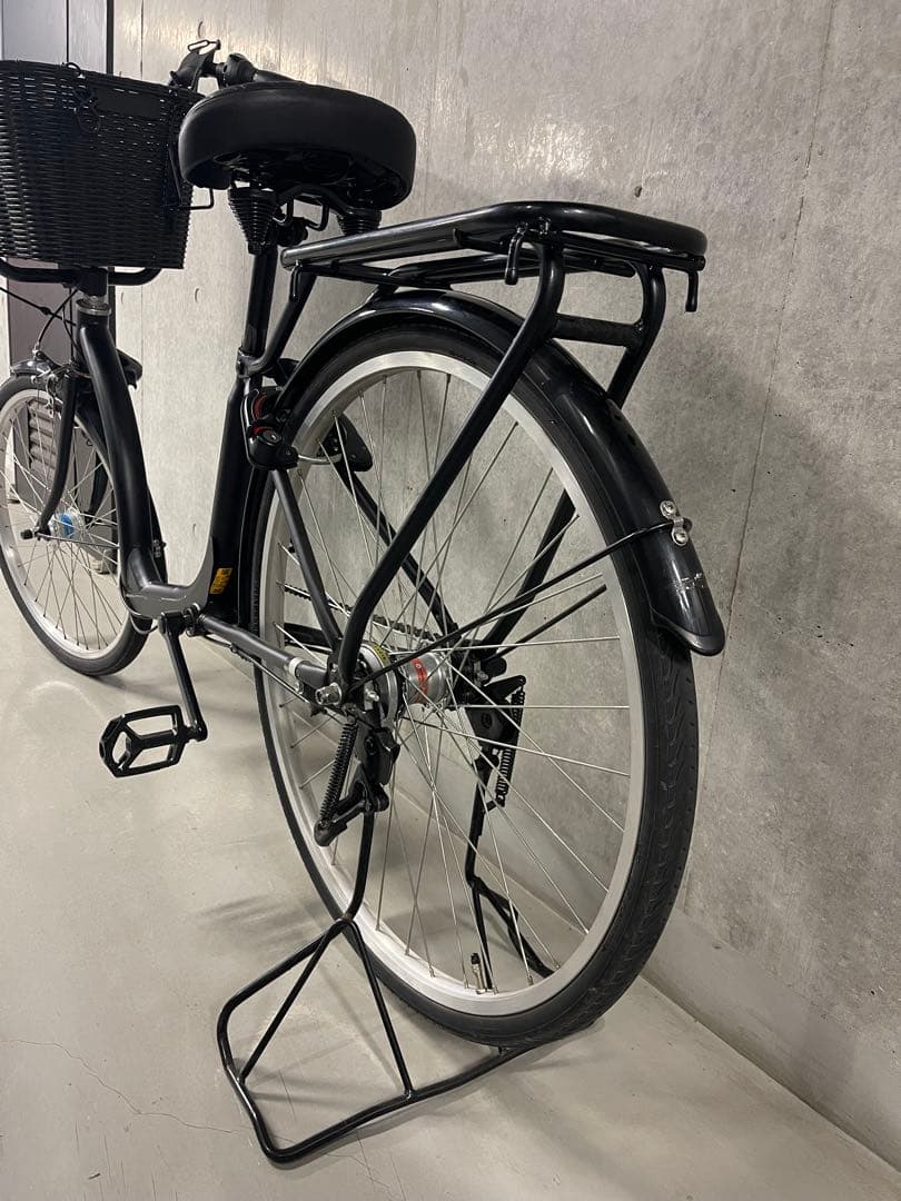 【引き取り限定】ふらっかーず シティサイクル マットブラック 26インチ 非電動